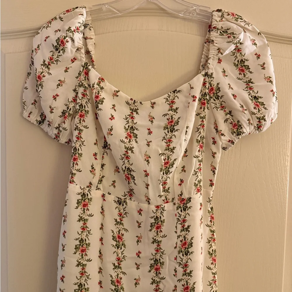 Moonsea Cream Puff Sleeve Sundress - Picture 7 of 11